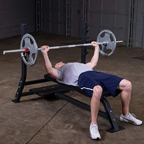 Body-Solid Pro Clubline SOFB250 Flat Olympic Bench Black