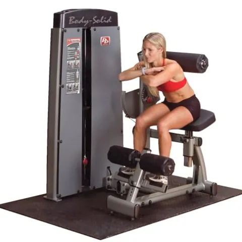 Body-Solid Pro Dual Leg and Calf Press DGYM Component Grey/Black