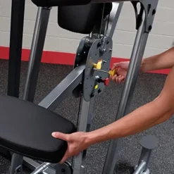 Body-Solid Pro Select Free Standing Weight Assisted Chin-Dip Machine 310 lbs Grey Black