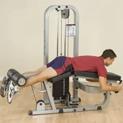 Body-Solid Proclub Line 2-Leg Curl Machine Black