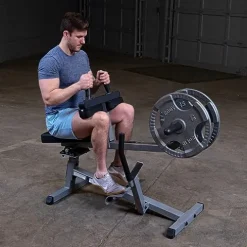Body-Solid Seated Calf Raise Exercise Machine Silver