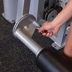 Body-Solid S2LEC Leg Extension & Leg Curl Machine Silver