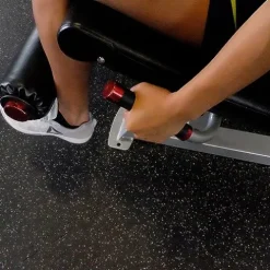 Body-Solid S2LEC Leg Extension & Leg Curl Machine Silver