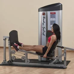 Body-Solid S2LPC-2 Pro Clubline Series II Leg Press and Calf Raise Machine Gray