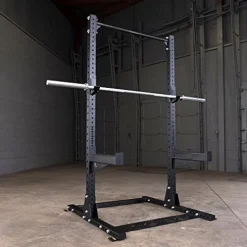 Body-Solid SPR500 Half Rack Squat Stand with Pull Up Bar Black