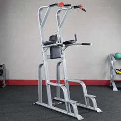 Body-Solid SVKR1000 Pro Clubline Vertical Knee Raise Chin Dip Gray