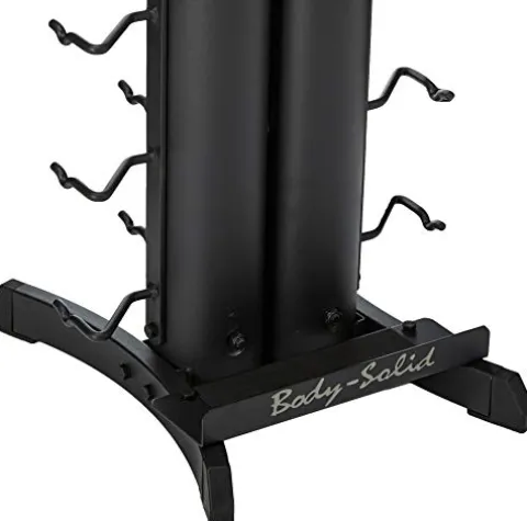 Body-Solid Vertical Gym Organizer – Compact Home Gym Storage Rack Multi