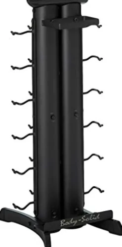 Body-Solid Vertical Gym Organizer – Compact Home Gym Storage Rack Multi