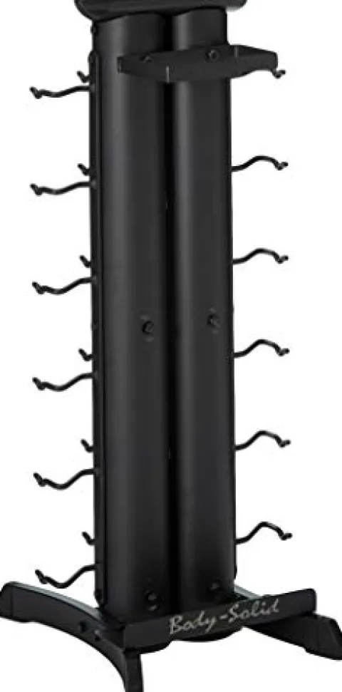 Body-Solid Vertical Gym Organizer – Compact Home Gym Storage Rack Multi