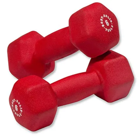 Body-Solid Vinyl Dumbbell Set Complete Set