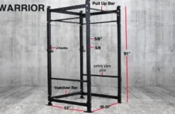 Bolt Fitness Supply LS Warrior Full Power Rack Black