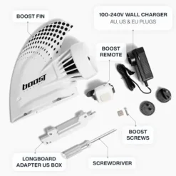 Boost Surfing Electric Motor Fin with Remote Control Boost Fin