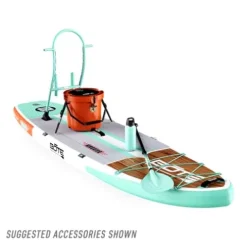 BOTE 10′ FT 8″ Breeze Aero Inflatable Stand Up Paddle Board Classic Mangrove