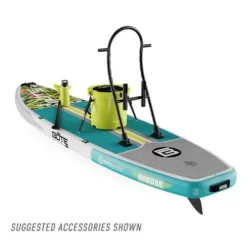 BOTE 11′ FT 6″ Breeze Aero Inflatable Stand Up Paddle Board Native Floral Cuda