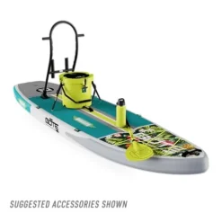 BOTE 11′ FT 6″ Breeze Aero Inflatable Stand Up Paddle Board Native Floral Cuda