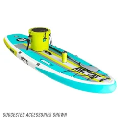 BOTE 10′ FT 8″ Breeze Aero Inflatable Stand Up Paddle Board Full Trax Citron