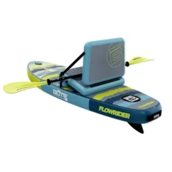 BOTE 8′ FT Flow Rider Aero Inflatable Stand Up Paddle Board Hybrid Kayak Kit Native Rips