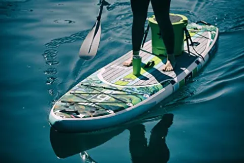 BOTE HD Aero Inflatable Stand Up Paddle Board MAGNEPod Native Abalone