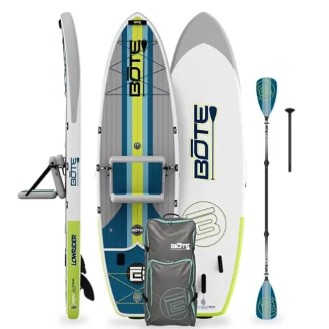BOTE Low Rider Aero Inflatable Paddle Board MAGNEPod Full Trax Navy