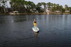 BOTE Low Rider Aero Inflatable Stand Up Paddle Board MAGNEPod Blow Up iSUP Full Trax Navy