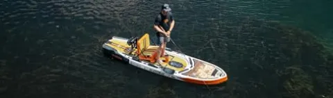 BOTE Rackham Aero Inflatable Stand Up Fishing Paddle Board Bug Slinger Backwater