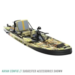 BOTE Rackham Aero Inflatable Fishing Paddle Board 12’4″ Verge Camo