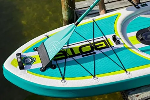 BOTE Rackham Aero Inflatable Stand Up Fishing Paddle Board Full Trax Jade
