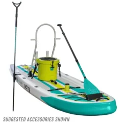 BOTE Rackham Aero Inflatable Paddle Board Blow Up iSUP 11 Foot Full Trax Jade