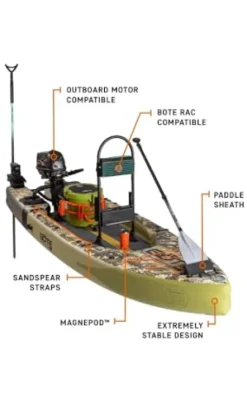 BOTE Rover Aero 12 FT 6 in Inflatable Micro Skiff Verge Camo