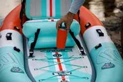 BOTE Zeppelin Aero 12 FT Inflatable Kayak Package Classic Seafoam