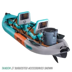 BOTE Zeppelin Aero 12 FT Inflatable Kayak Package Native Aqua