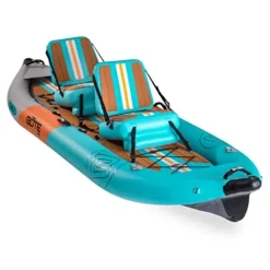 BOTE Zeppelin Aero 12 FT Inflatable Kayak Package Native Aqua