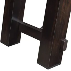 BOWERY HILL Shuffleboard Table Brown Blue Red