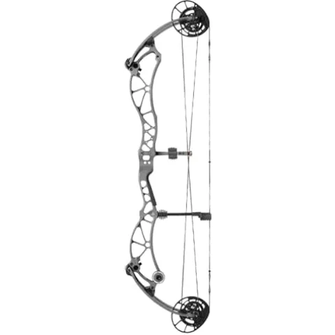 BowTech Reckoning Compound Bow 35″ RH 50 Smoke Grey with Black Limbs