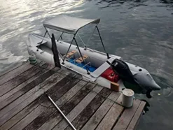 BRIS Inflatable Kayak Fishing Tender 4 Person Canoe