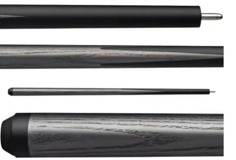 Bull Carbon LD5/6/7 Series Billiards Pool Cue Stick with 29″ Carbon Fiber Uniloc Quick-Release Low Deflection Shaft Silver/Black