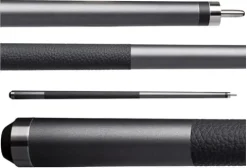 Bull Carbon LD10-15 Series Pool Cue Stick 12.25mm Carbon Fiber Shaft Gun Metal
