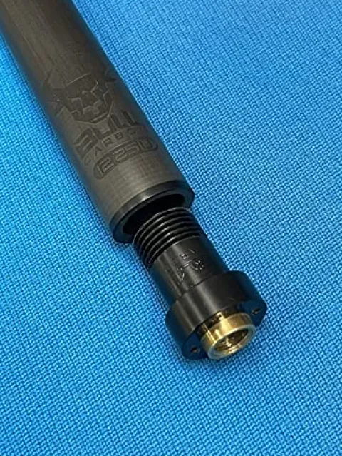 Bull Carbon Pool Cue, Denver Blue Butt, 12.25mm Carbon Shaft (18) Black