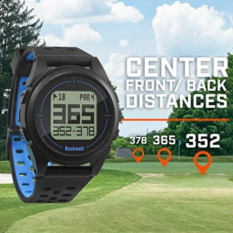 Bushnell 368850 Neo Ion 2 Golf GPS Watch Large Black/Blue