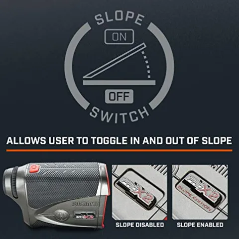 Bushnell Pro X2 Golf Laser Rangefinder Gray