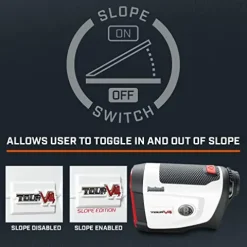 Bushnell Tour V4 Shift Golf Laser Rangefinder White-Red