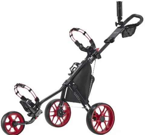 Caddytek CaddyLite 11.5 V3 Deluxe Golf Push Cart Black/Red