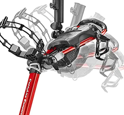 Caddytek CaddyLite Compact Semi-Auto Folding Golf Push Cart Blue