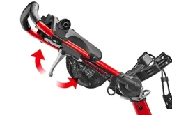 Caddytek CaddyLite Compact Semi-Auto Folding Golf Push Cart Blue