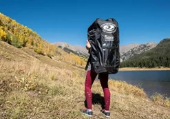 California Board Company 132 Current Inflatable Stand Up Paddle Board Blue/White/Black