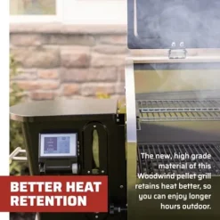 Camp Chef Woodwind 24 Pellet Grill Stainless Steel WiFi Silver