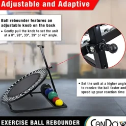 CanDo Circular Adjustable Ball Rebounder Round