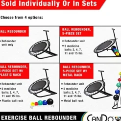 CanDo Circular Adjustable Ball Rebounder Round