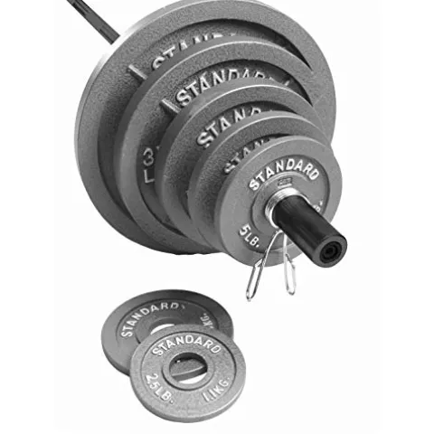CAP Barbell 300 Pound Olympic Set Grey