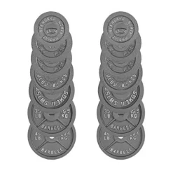 CAP Barbell 300 Pound Olympic Set Grey